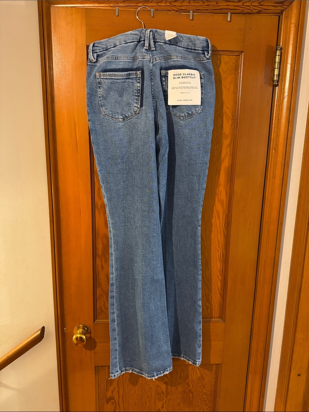 Good American Blue Flare Jeans - Classic High Rise